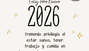 Feliz año nuevo 2026