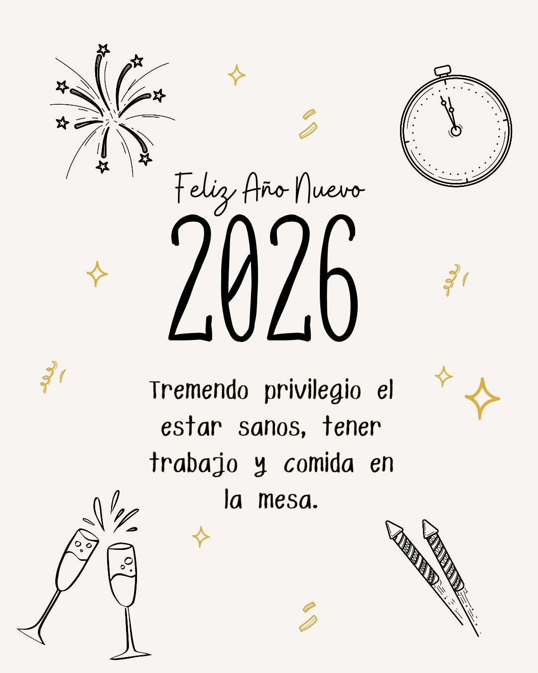Feliz año nuevo 2026