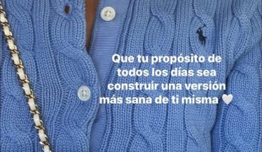 Que tu propósito de todo los días sea construir una version más sana de ti misma