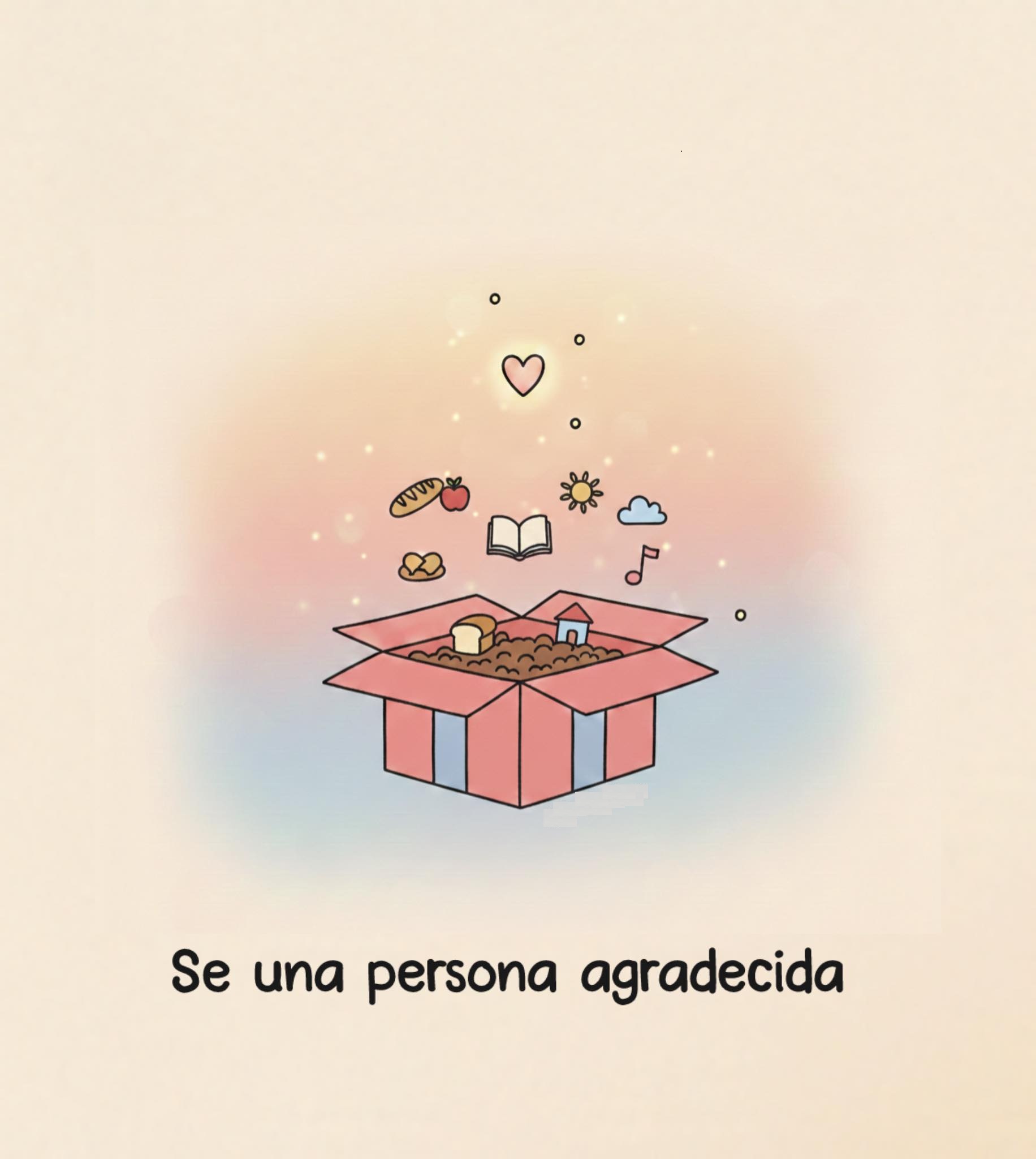 Se una persona agradecida