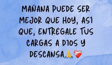 Mañana puede ser mejor que hoy